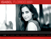 Tablet Screenshot of isabel-florido.com